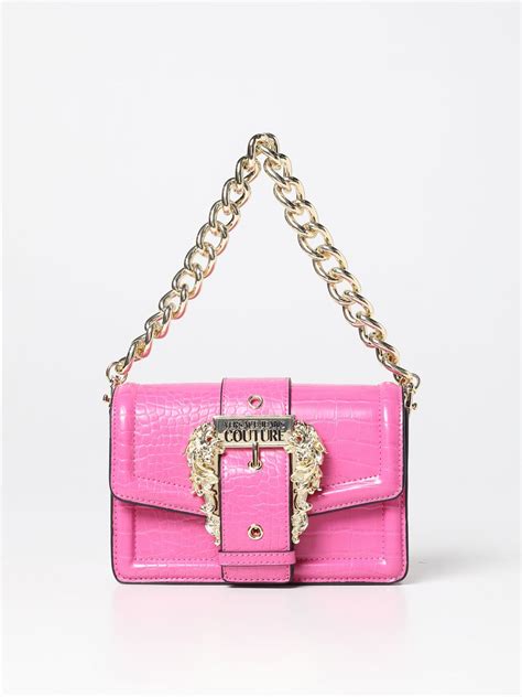 borsa rosa mulricolore versace jeans|versace jeans online shopping.